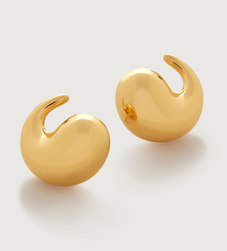 Gold Vermeil Nura Wrap Earrings - Monica Vinader